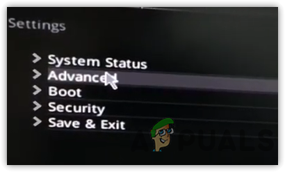 Navigating to Advanced