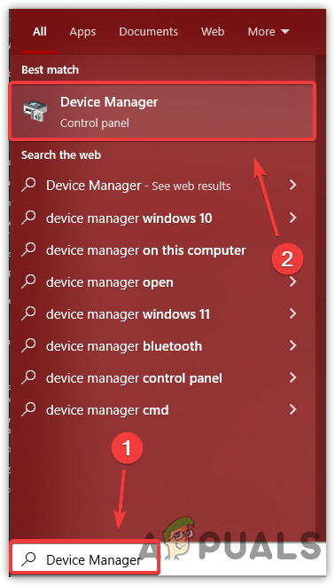 Opening Device Manager