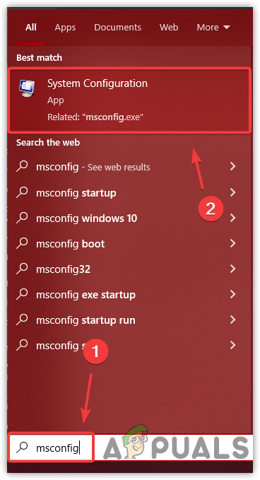 Opening System Configuration Settings