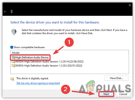 Selecting A Correct Driver