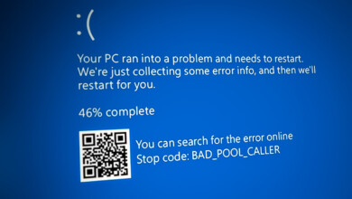 Blue Screen of Death (BSOD) Error Bad_pool_caller
