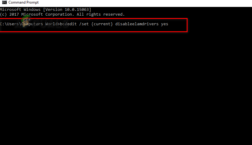 disableelamdrivers yes.