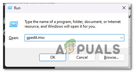 Open the Gpedit Utility