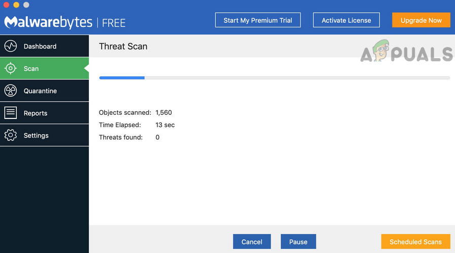 Deploy a malwarebytes scan