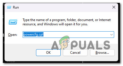 Access the Power Option settings