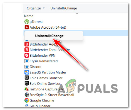 Uninstalling the AMD software