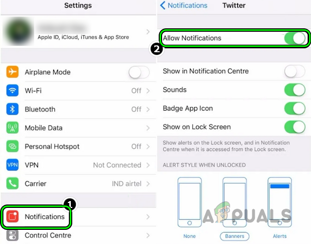 Disable iPhone Notifications
