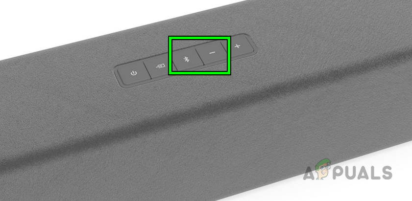 Press the Bluetooth and Volume Down Buttons on the Vizio Sound Bar to Factory Reset it