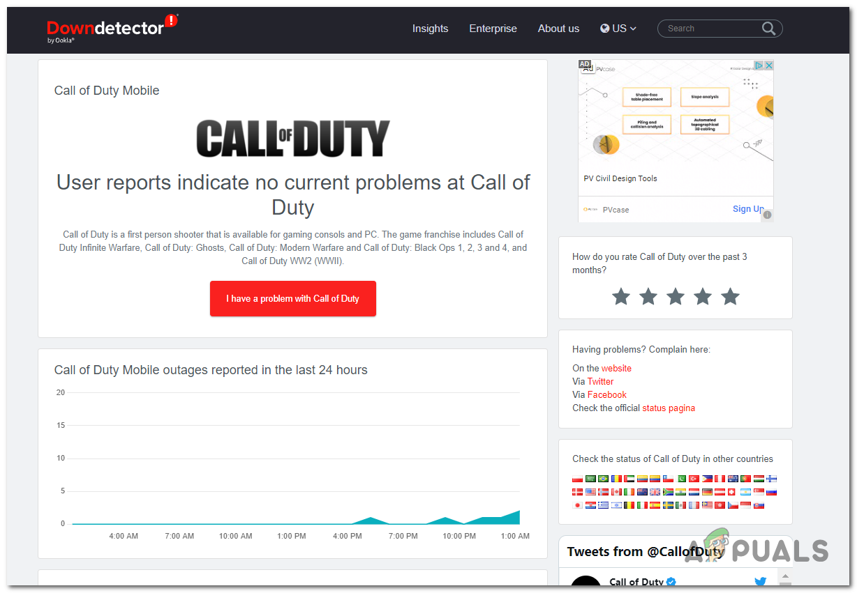 Checking the server's status