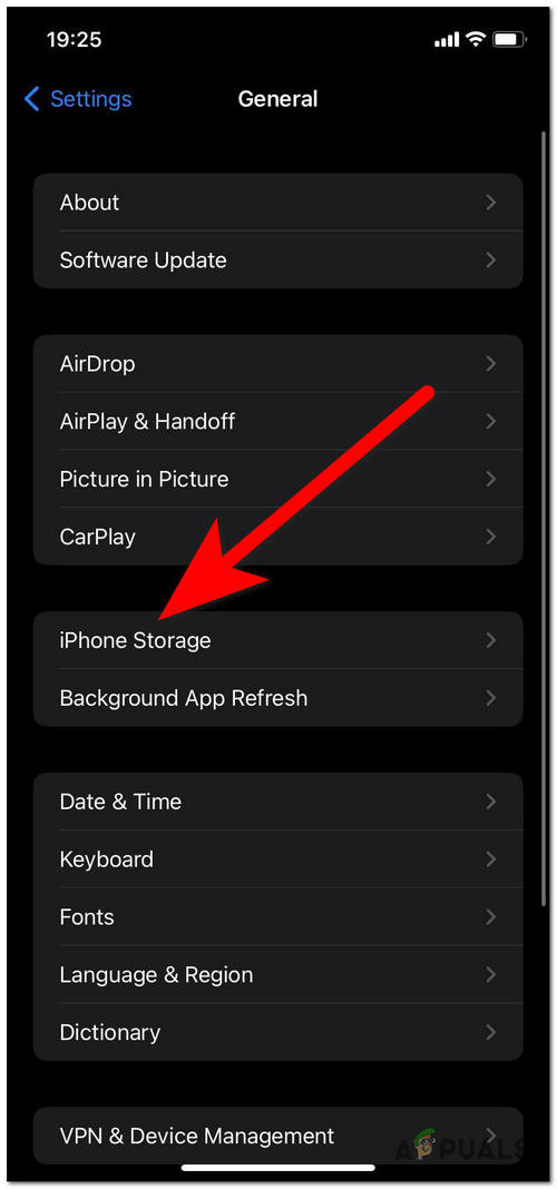 Accessing the iPhone Storage