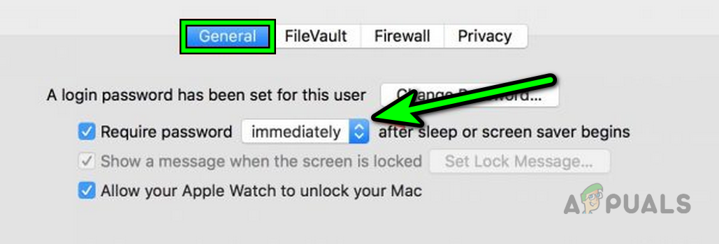 Require Password Immediately After Sleep or Screen Saver Begins