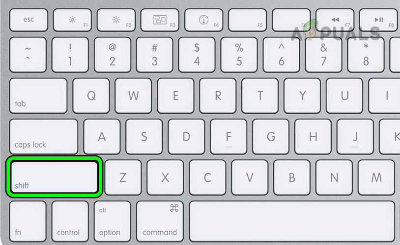 Hold the Shift Key While Powering On the Mac to Boot it into the Safe Mode
