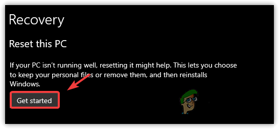 Clicking To Reset Your Windows