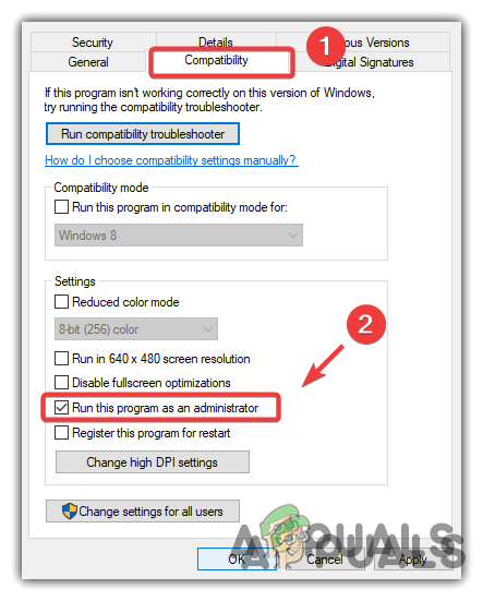 Configuring Steam to always run as administrator