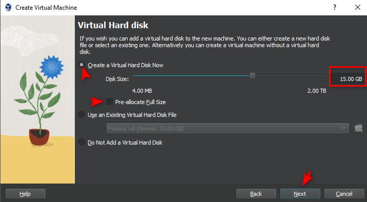 Creating a Virtual Hard Disk