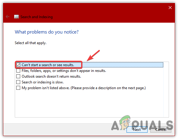 Describing Issue In To The Troubleshooter