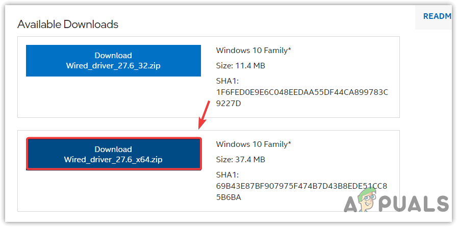Downloading Latest Network Driver