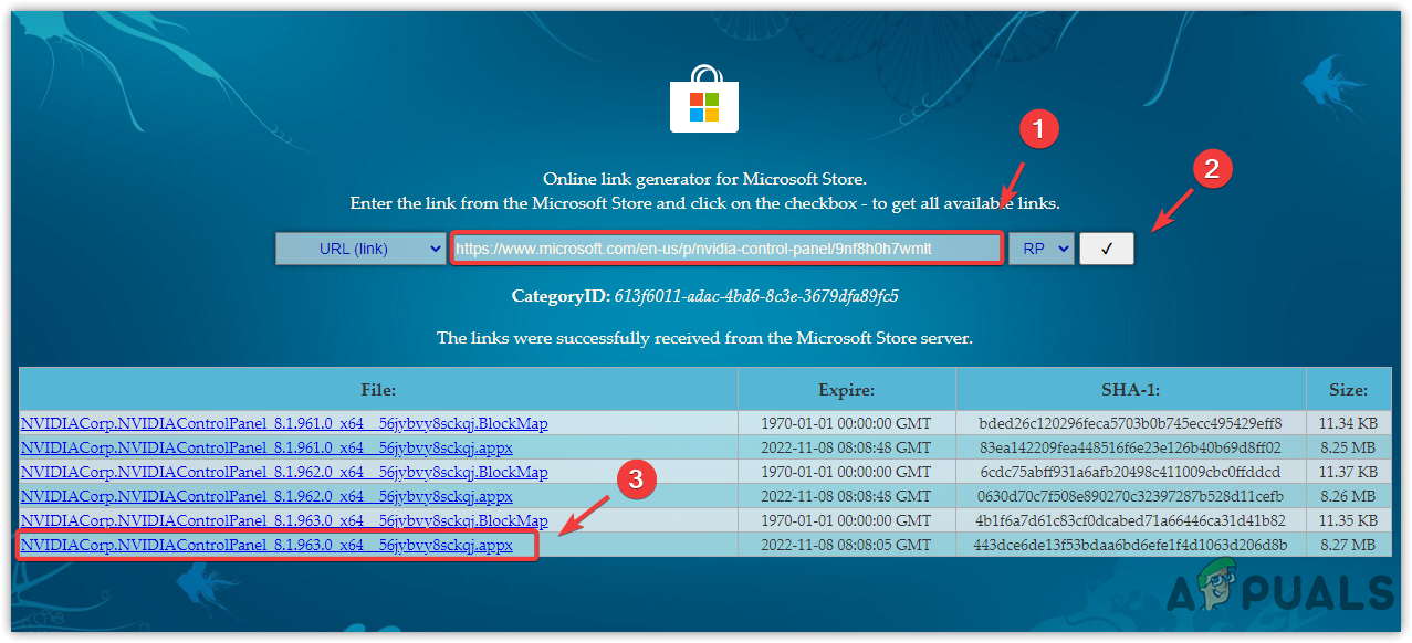 Downloading Nvidia Control Panel From Microsoft Store