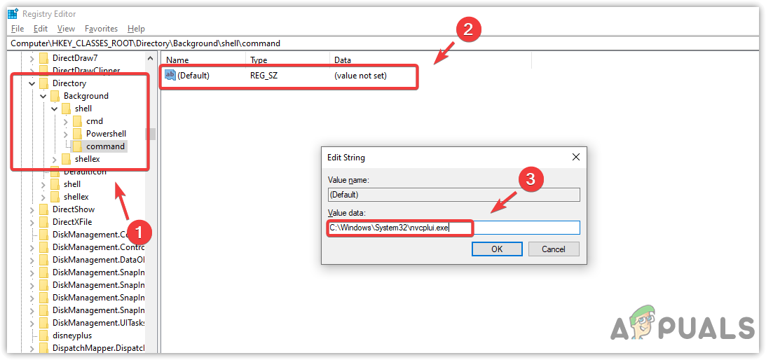Editing Registry Value