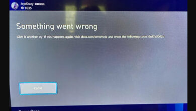 Error Code 0X87E5002B