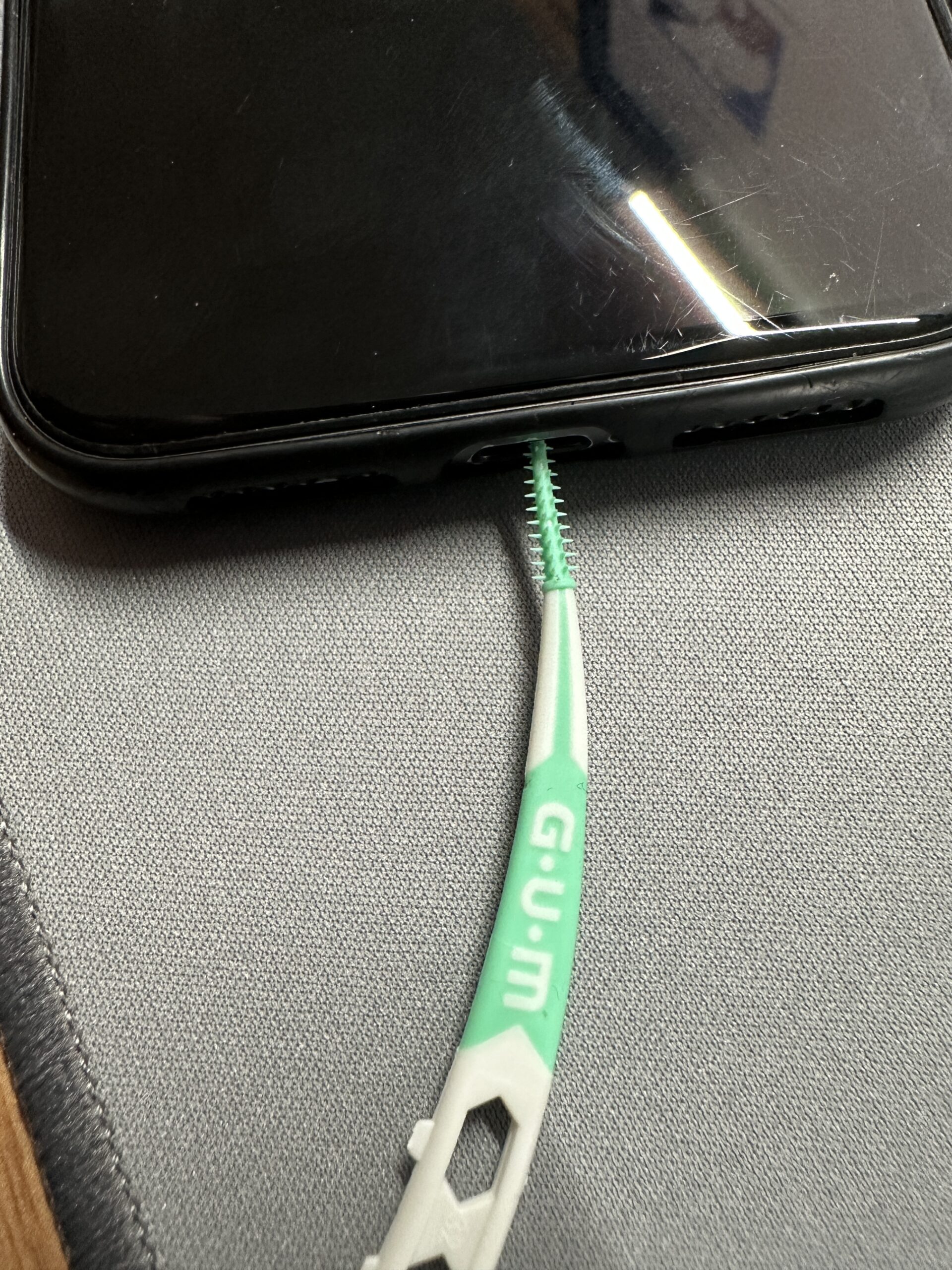 Cleaning iPhone's speaker