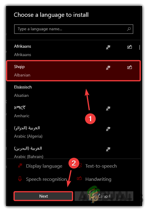 Installing A Language