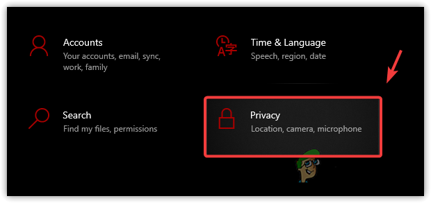 Navigating To Privacy Settings
