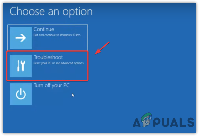 Navigating To Windows Recovery Environment Advanced Options