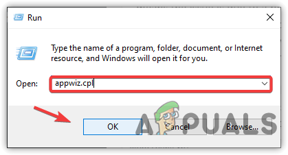 Navigating to control panel programs and features