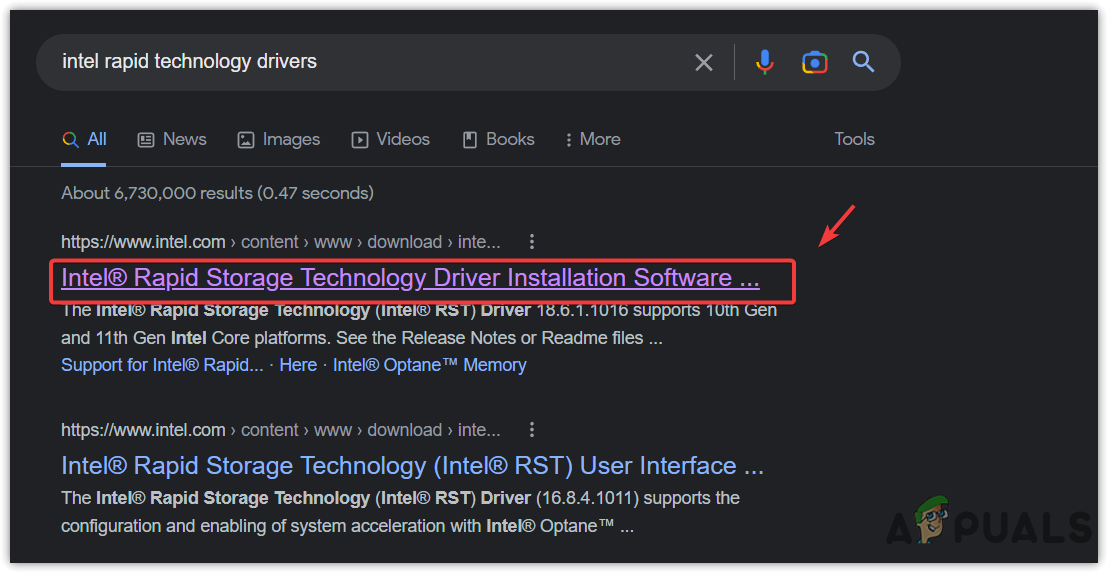 Opening Official Manufacturer's Website