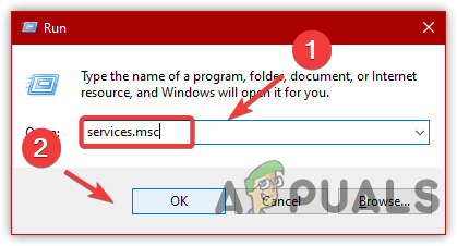Navigating To Services Window