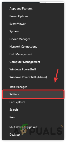 Opening Windows Settings