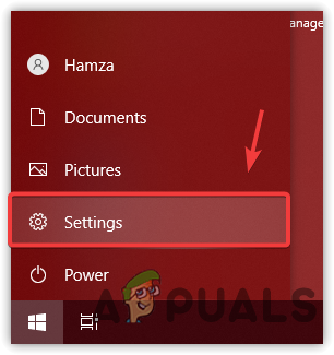 Opening Windows Settings