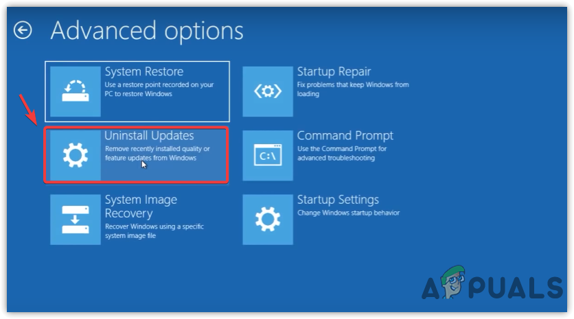 Proceeding To Uninstall Windows Updates