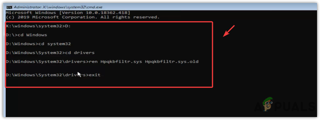 Renaming HP Keyboard Filter Driver