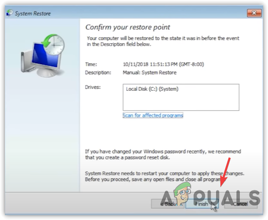 Restoring Windows Using System Restore