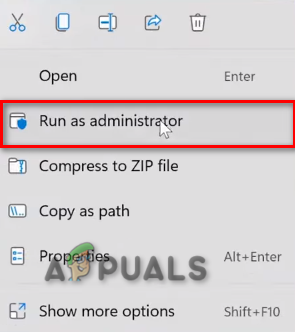 Running command file as administrator