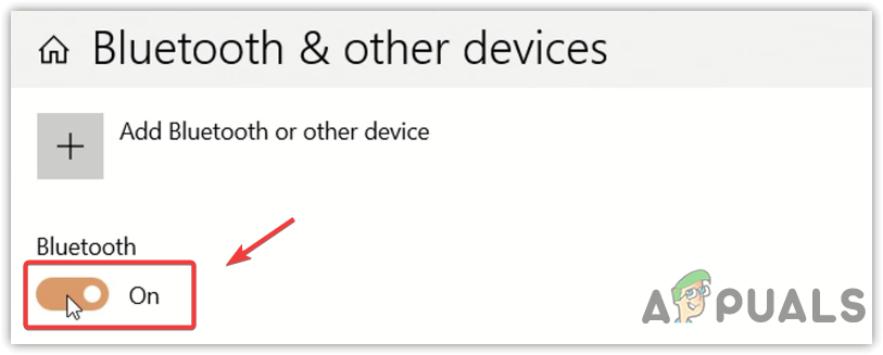 Turning The Bluetooth On