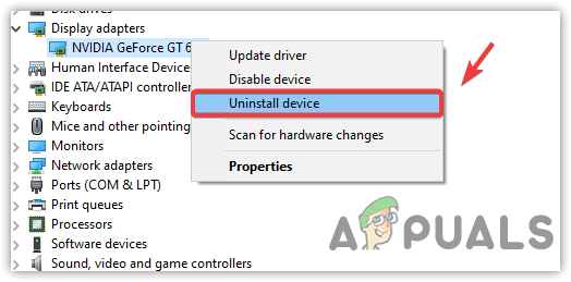 Uninstalling Graphics driver