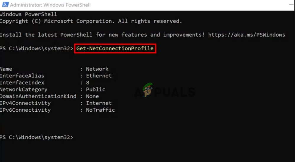 Network Profile Type Missing in Windows 11