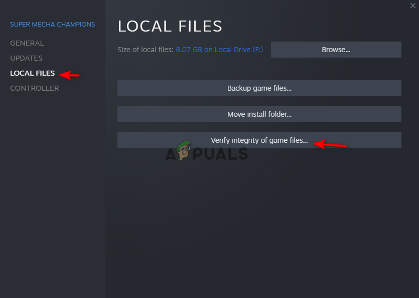 Verifying Integrity of Game Files