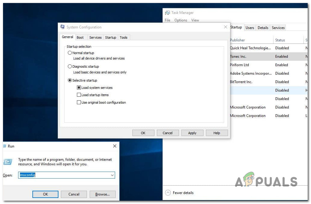 Achieving a clean boot state on Windows