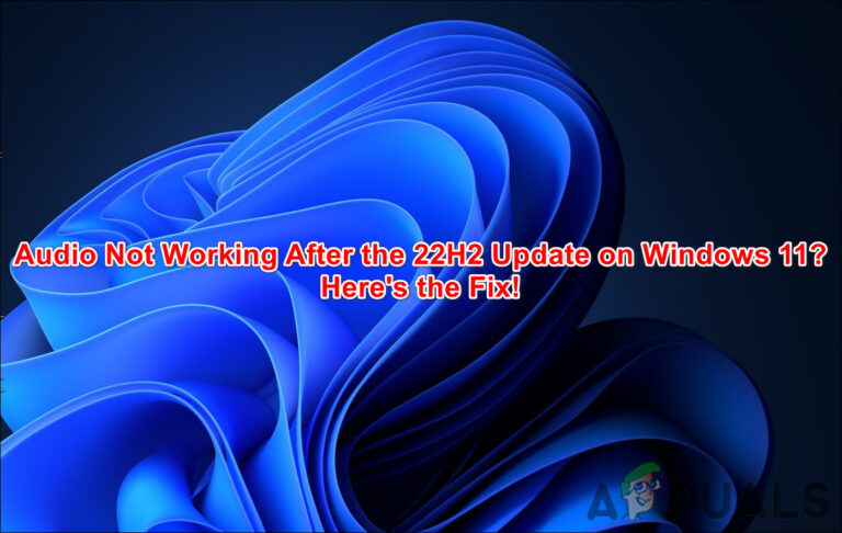 How to Fix Audio Not Working After Windows 11 22H2 Update?