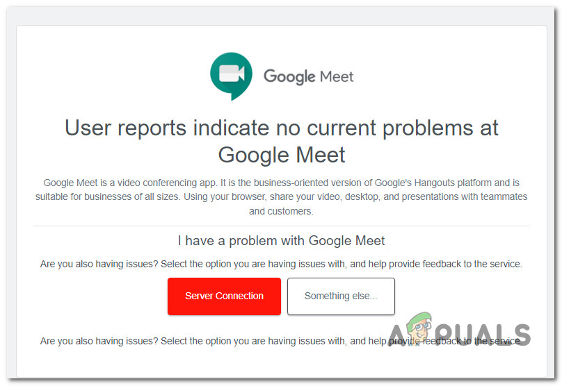 Checking for a Server issue
