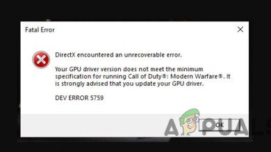 Call of Duty Warzone Dev Error 5759