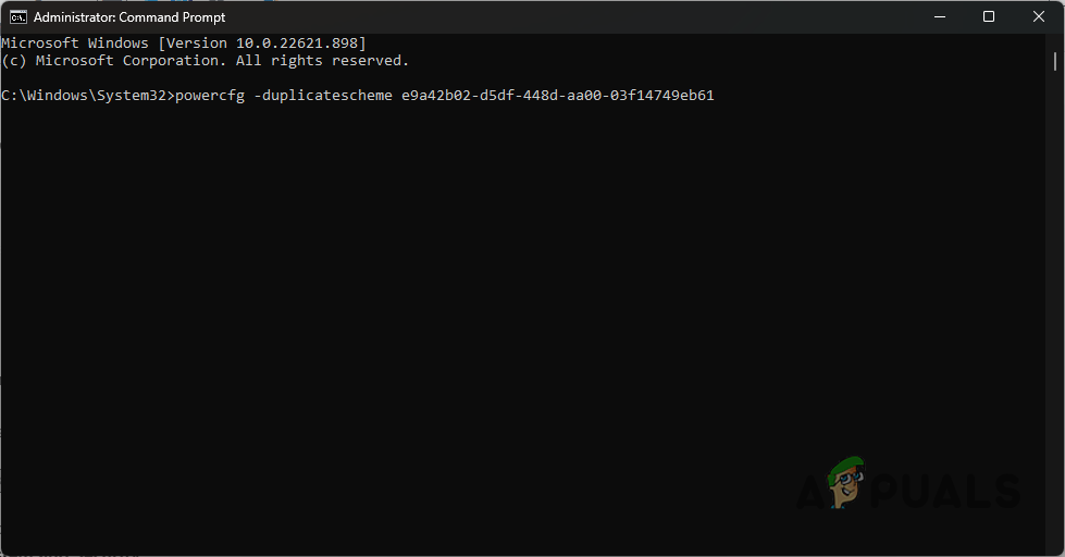 Enabling Ultimate Performance Plan