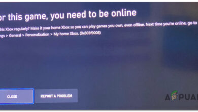 Error Code 08003f9008