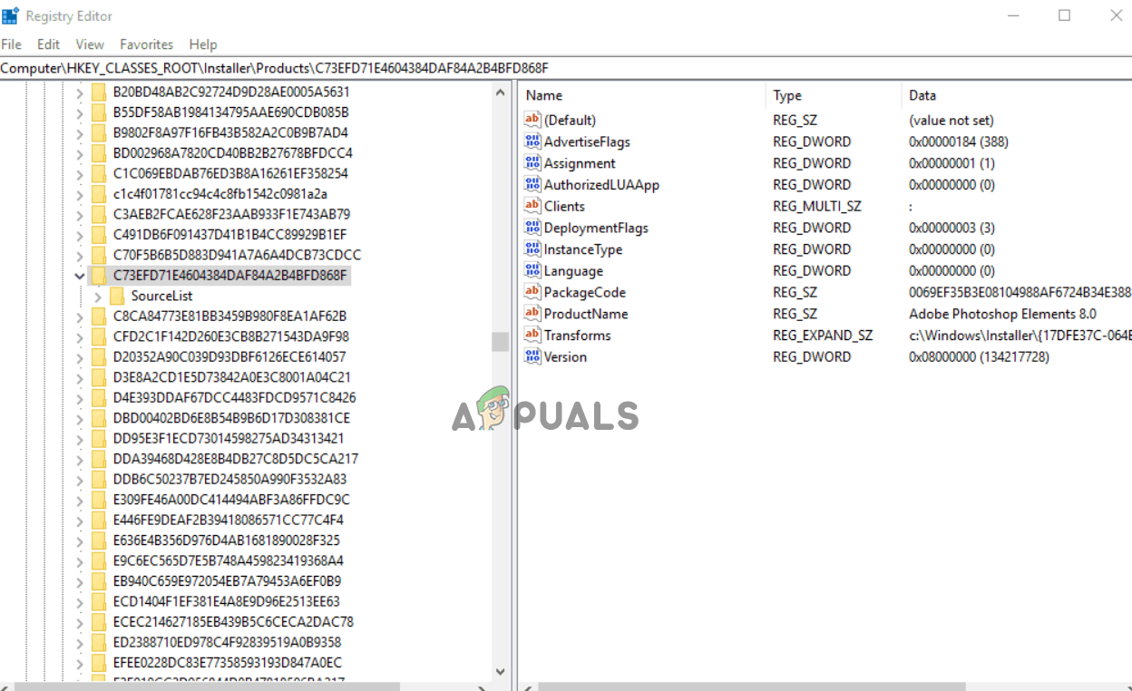 Error applying transforms