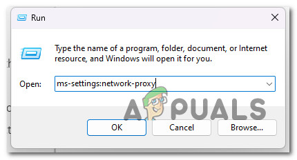 Open the Proxy server