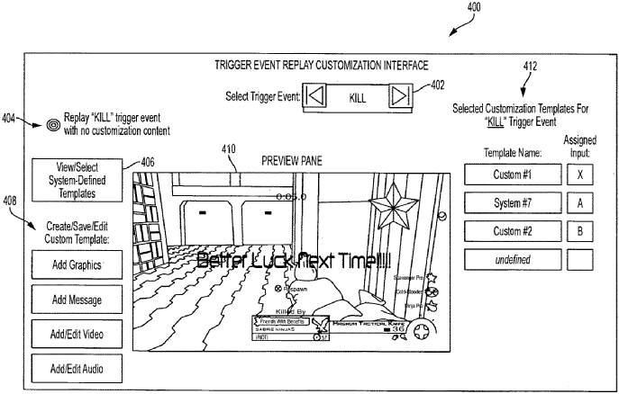 Call of Duty KillCam Patent 